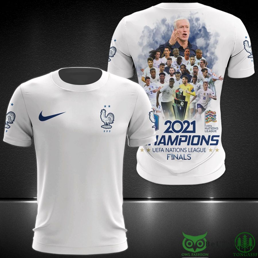 France National Euro Football 3D Polo T-shirt Hoodie