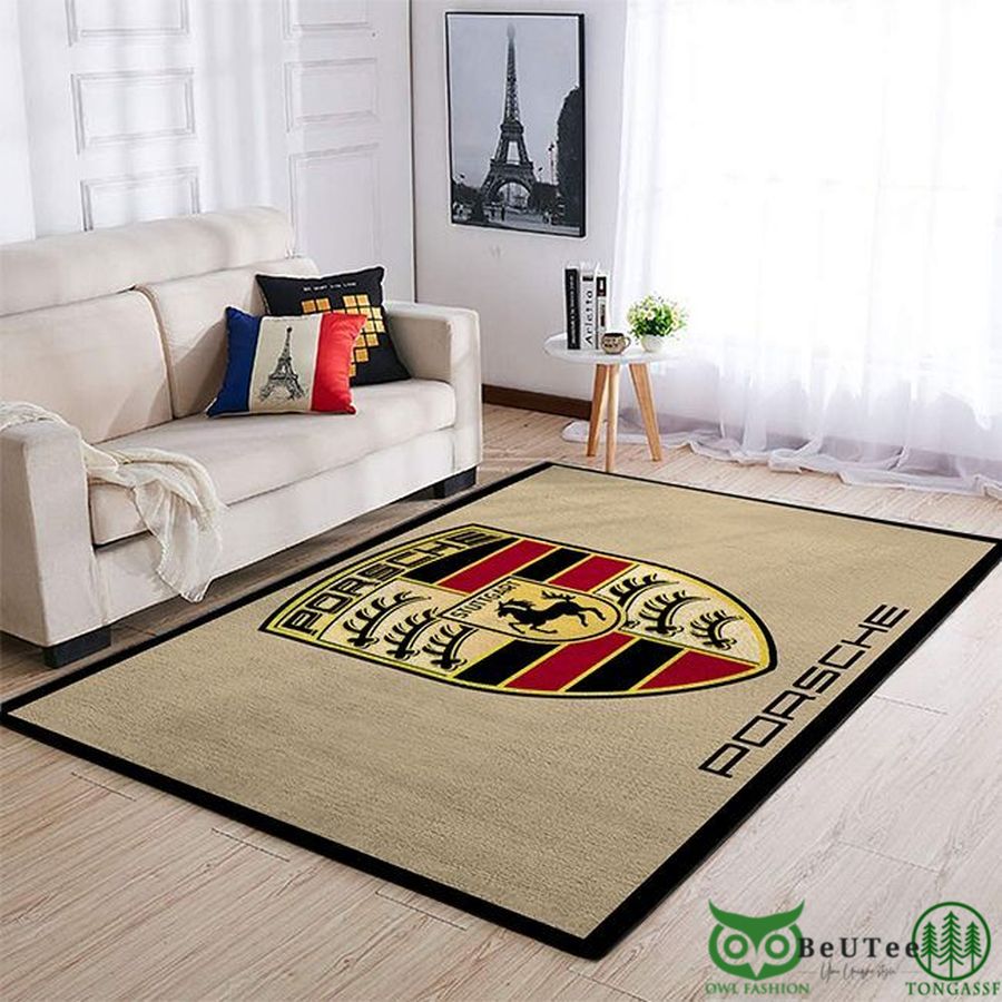 Limited Edition Porsche Beige Carpet Rug