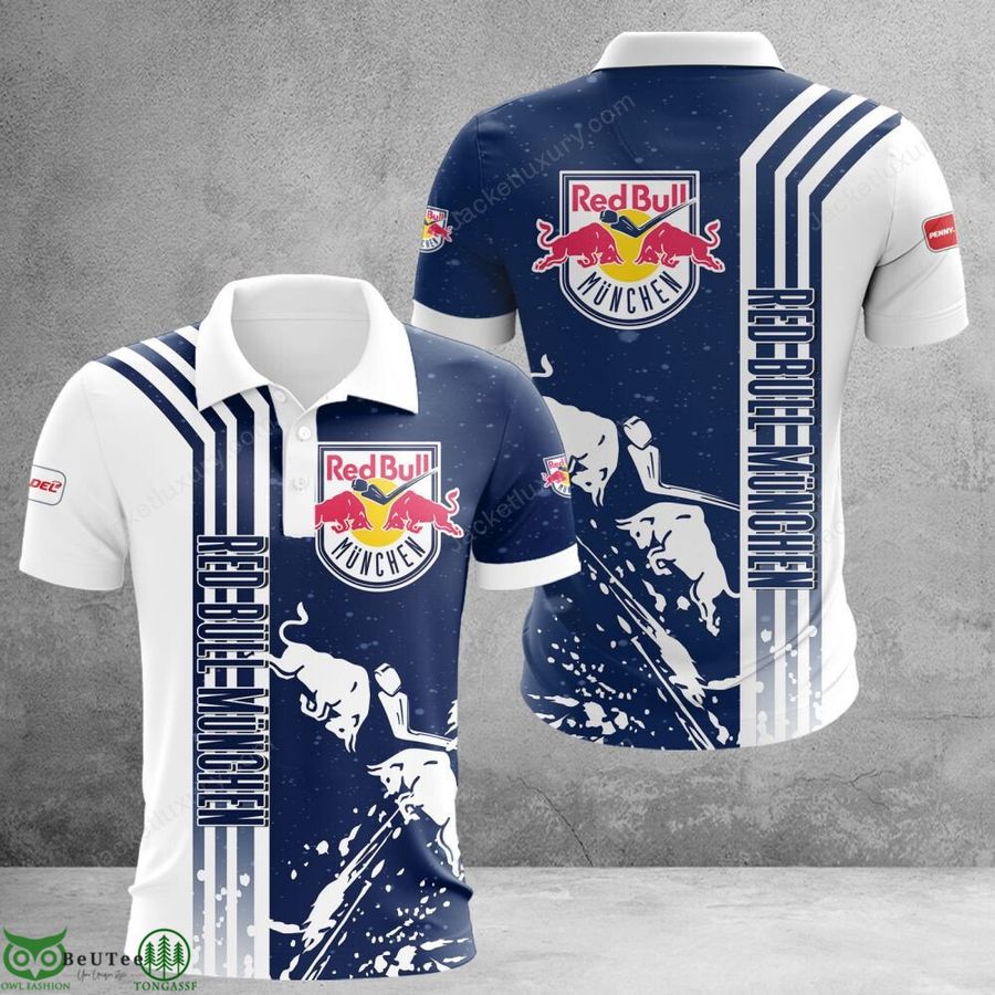 EHC Red Bull Munchen Champion Hockey league 3D Full printed Polo Hoodie T-Shirt