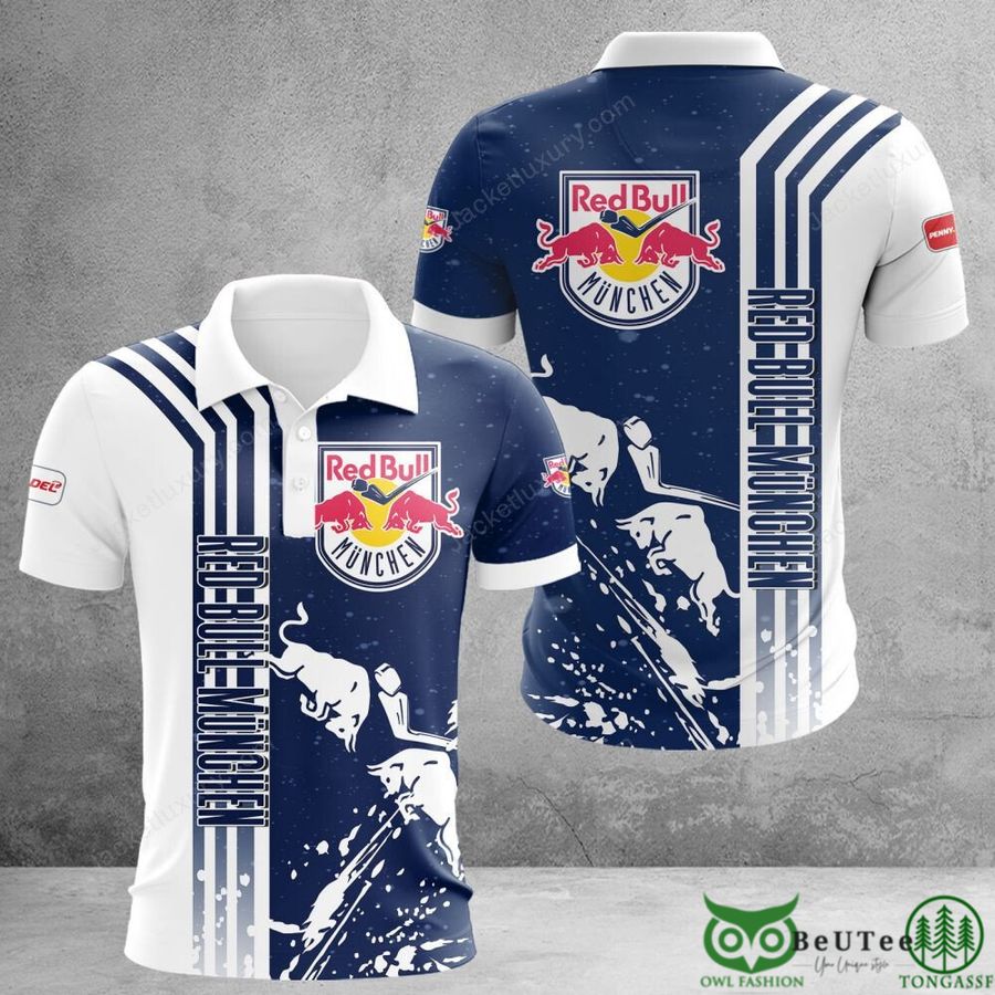 EHC Red Bull Munchen Deutsche Eishockey Liga 3D Printed Polo Tshirt Hoodie