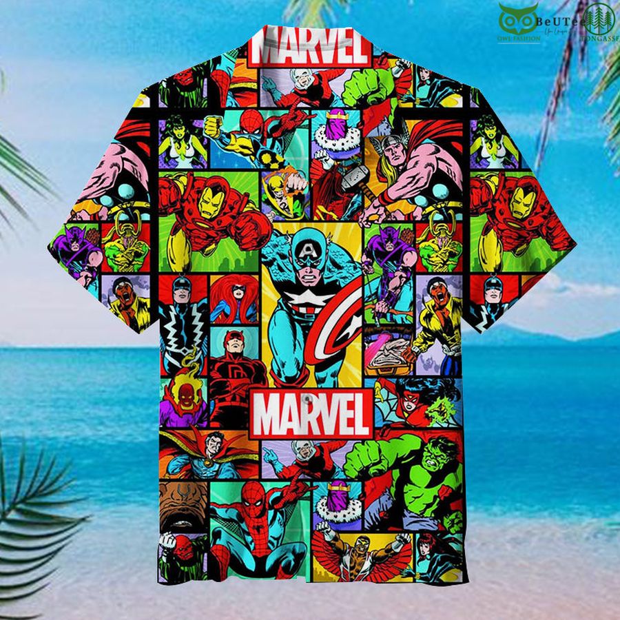 Super Hero Marvel Comics Hawaiian Shirt