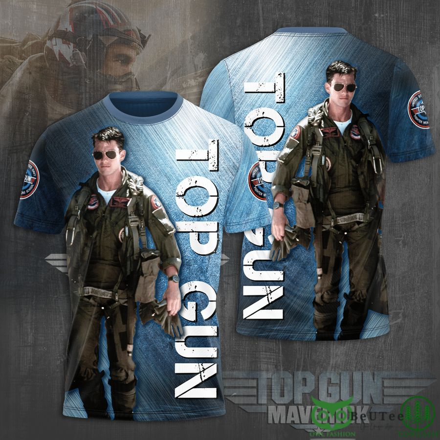 Top Gun Maverick Tom Cruise Soldier 3D T-shirt