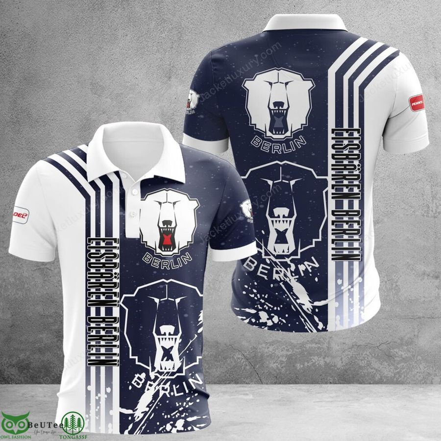 Eisbaren Berlin Champion Hockey league 3D Full printed Polo Hoodie T-Shirt