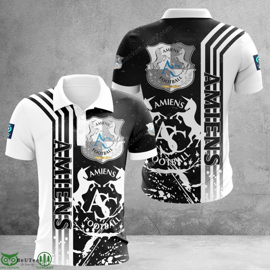 248 Amiens SC Ligue 1 3D Full printed Polo Hoodie T Shirt