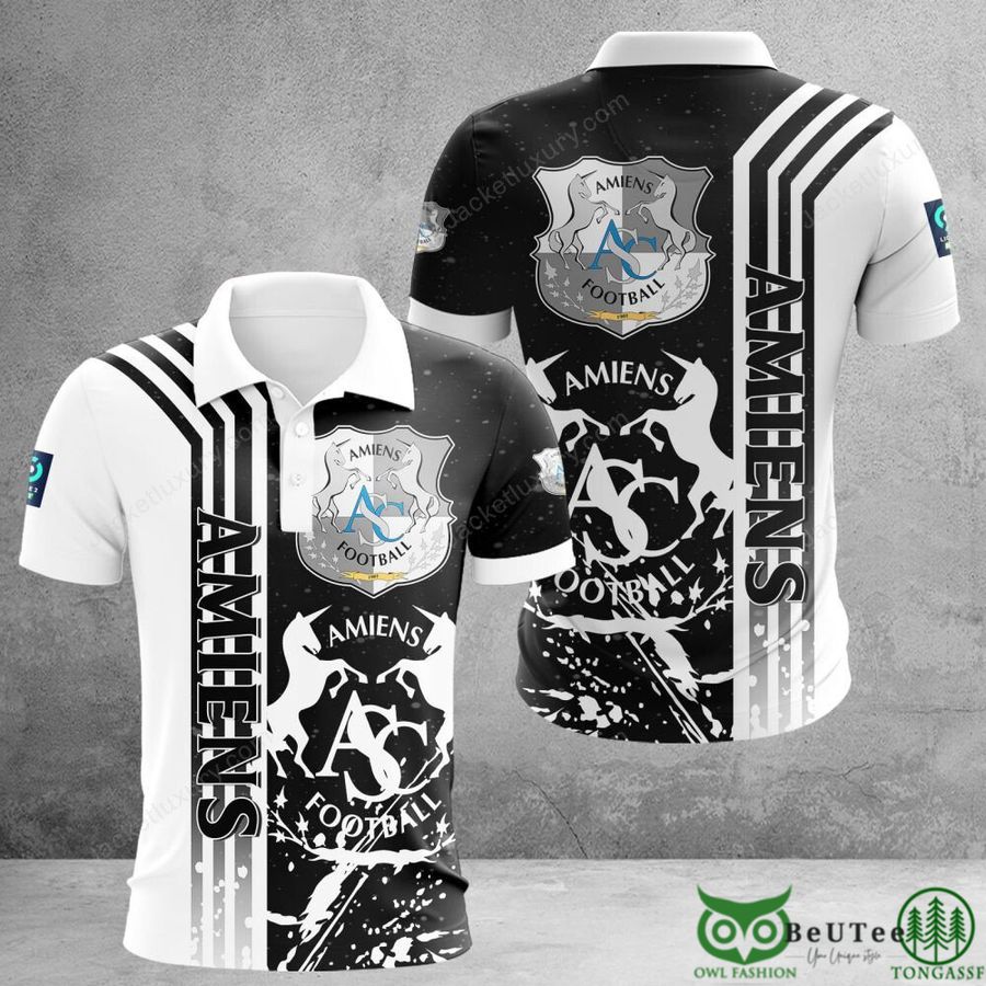 Amiens SC Ligue 2 3D Printed Polo Tshirt Hoodie