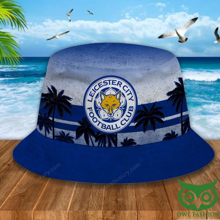 Leicester City F.C Palm Tree Blue Bucket Hat