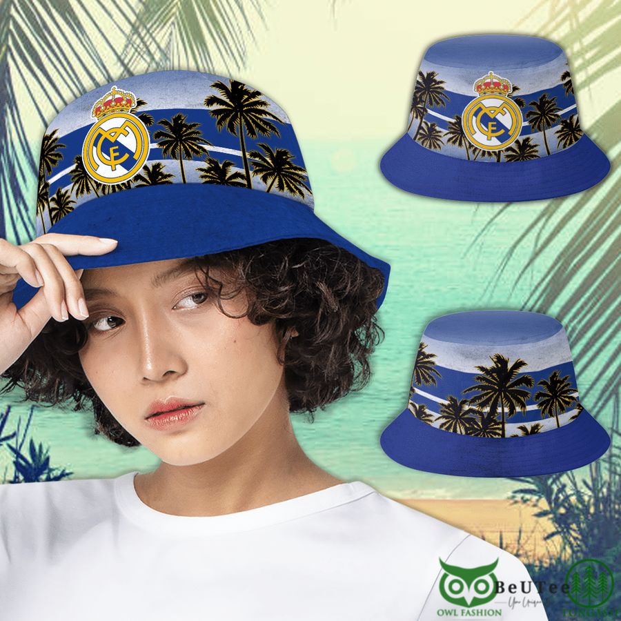 Real Madrid Coconut Tree Bucket Hat