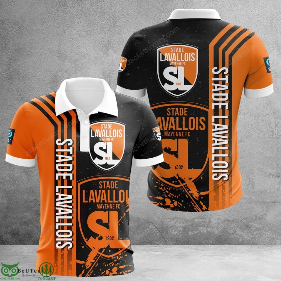 Stade Lavallois Ligue 2 3D Full printed Polo Hoodie T-Shirt