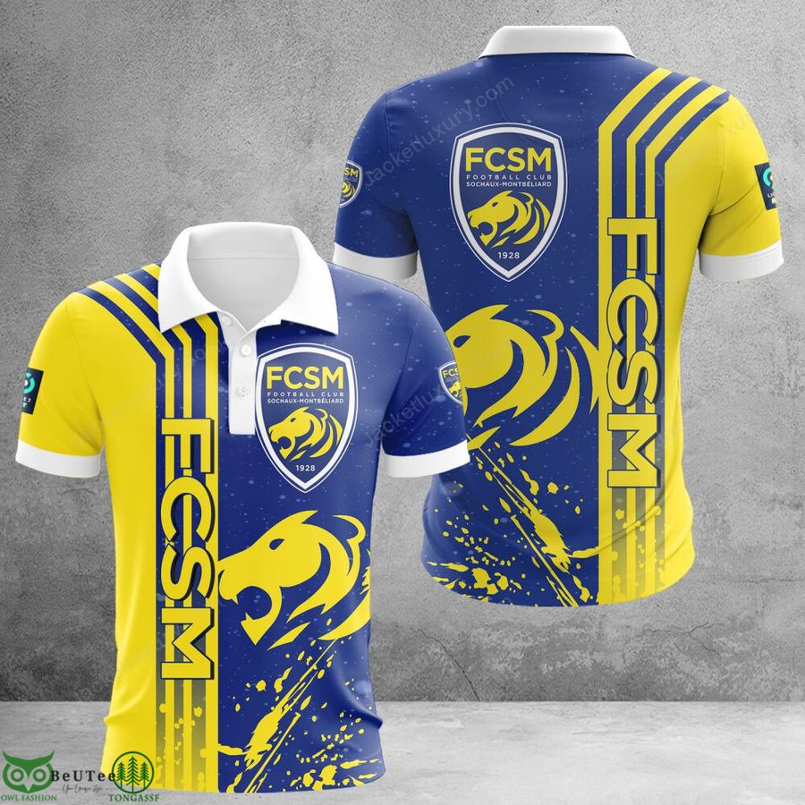 FC Sochaux-Montbéliard Ligue 2 3D Full printed Polo Hoodie T-Shirt
