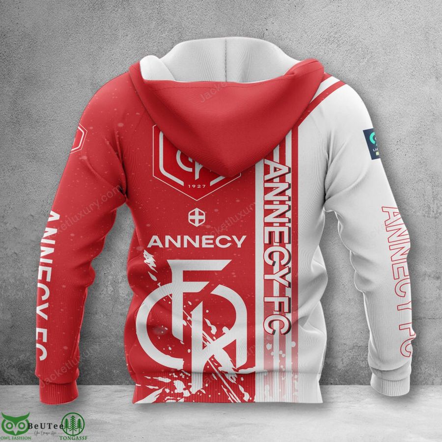 263 Annecy FC Ligue 2 3D Full printed Polo Hoodie T Shirt