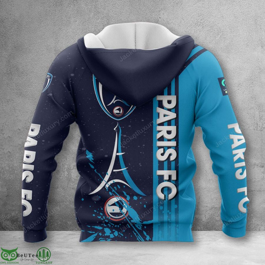 265 Paris FC Ligue 2 3D Full printed Polo Hoodie T Shirt