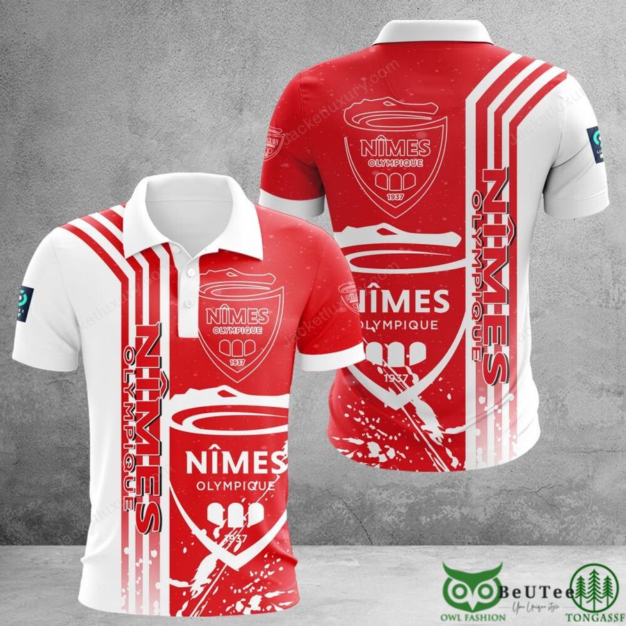 Nîmes Olympique Ligue 2 3D Printed Polo Tshirt Hoodie