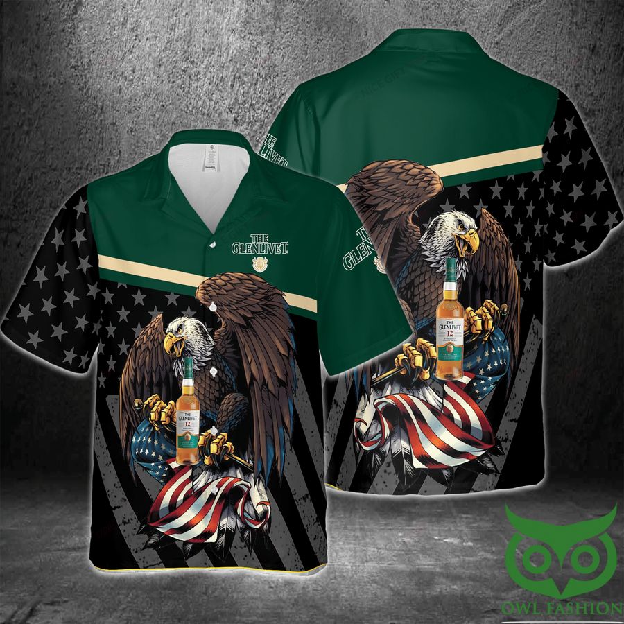 The Glenlivet America Flag Eagle Hawaii 3D Shirt