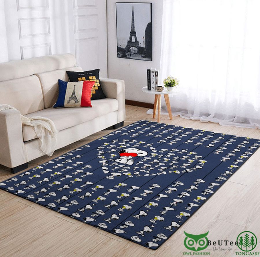 Limited Edition Snoopy Heart Blue Carpet Rug