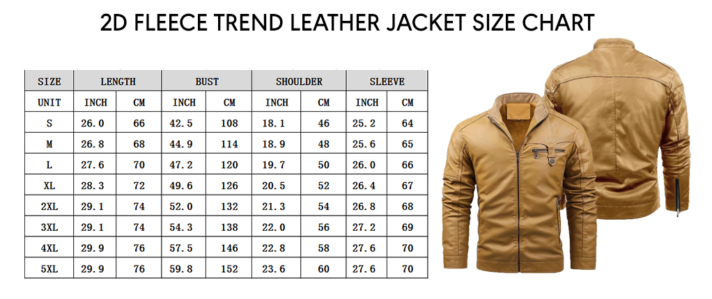 2D Fleece Leather Jacket