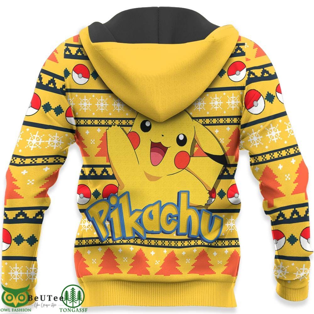 Pikachu Pokeball Anime Pokemon Hoodie Ugly Sweater