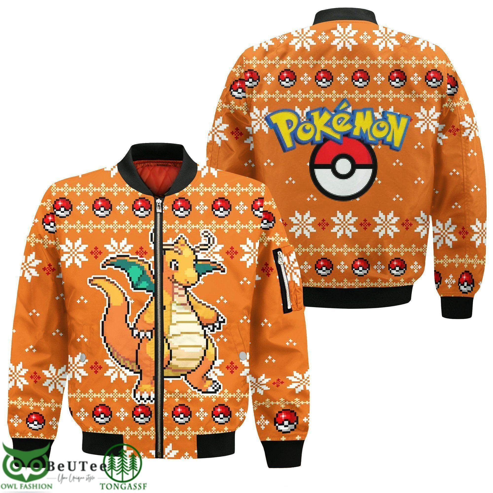 Pokemon Dragonite Xmas Gift Hoodie Ugly Sweater