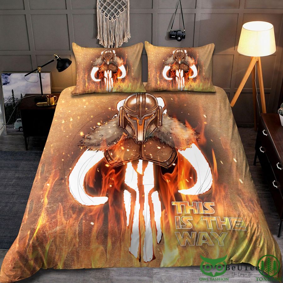 Star Wars This Is The Way Fire Bedding Set