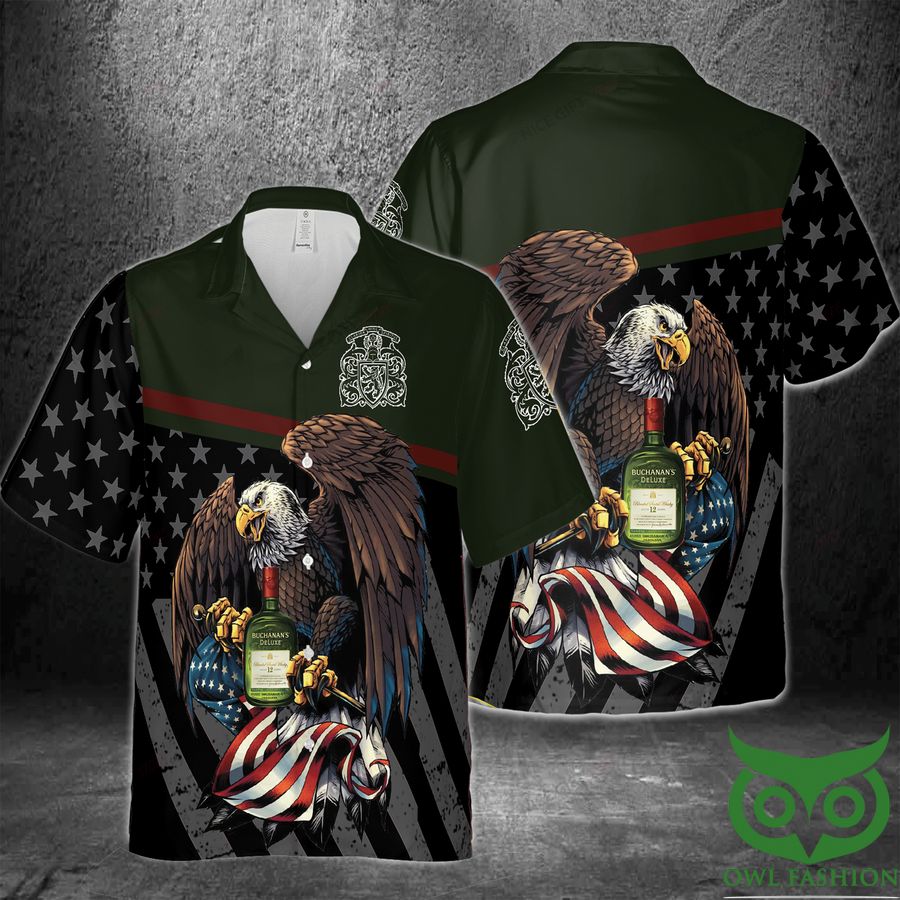 Buchanan's America Flag Eagle Hawaii 3D Shirt