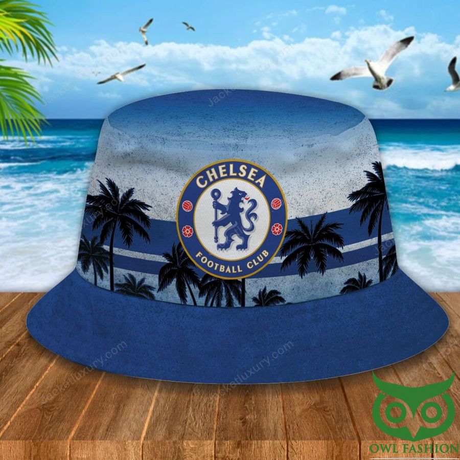 Chelsea F.C. Palm Tree Blue Bucket Hat