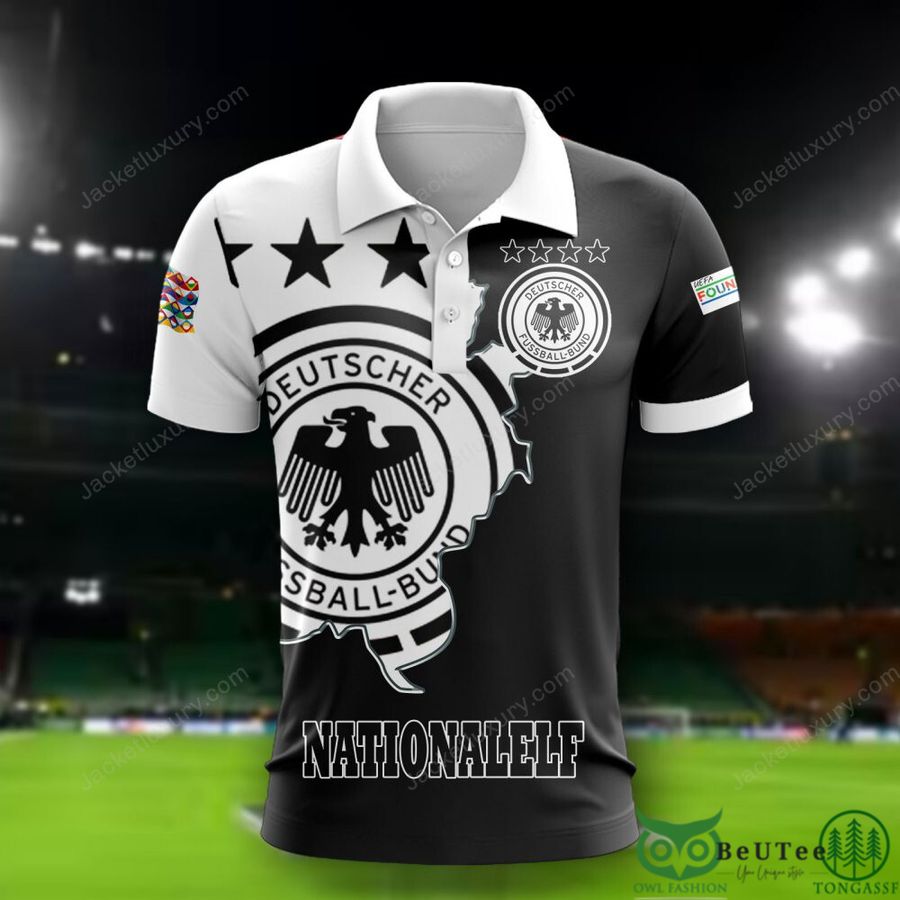 Germany National Euro Football 3D Polo T-shirt Hoodie