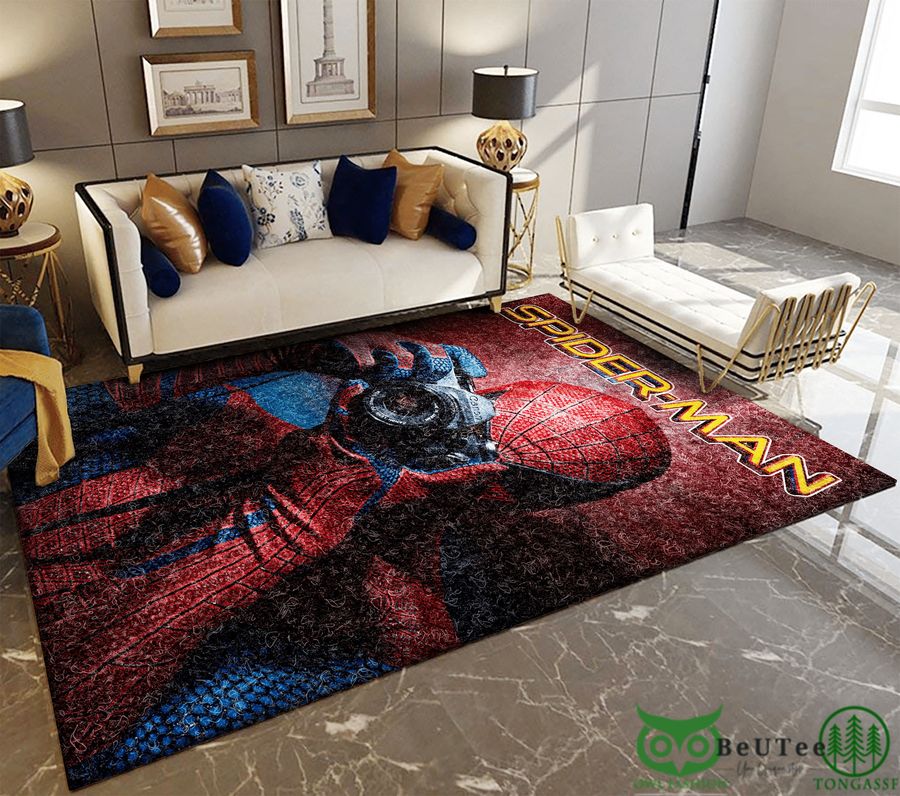 Spider Man Taking Photo Carpet Rug