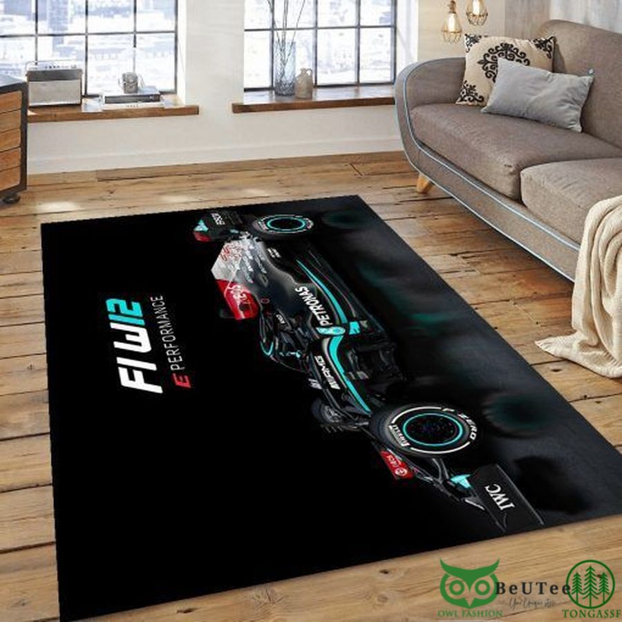 Limited Edition Mercedes F1 Logo Motor Model Carpet Rug - Owl Fashion Shop