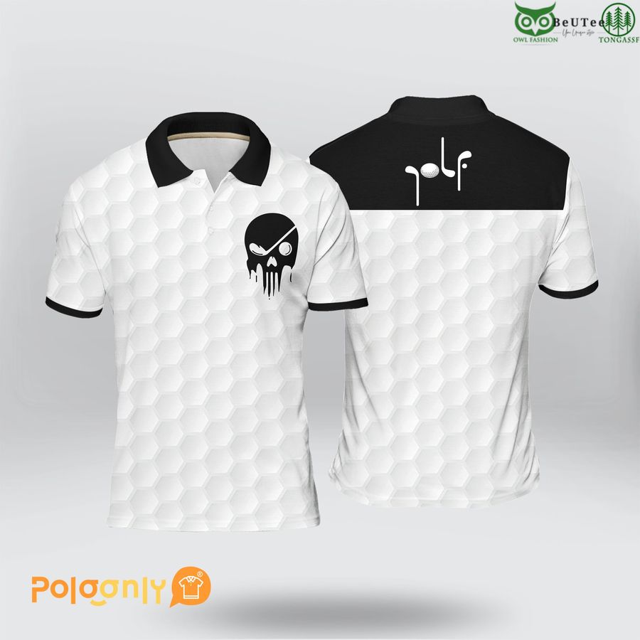 57 Golf Skull Polo Shirt