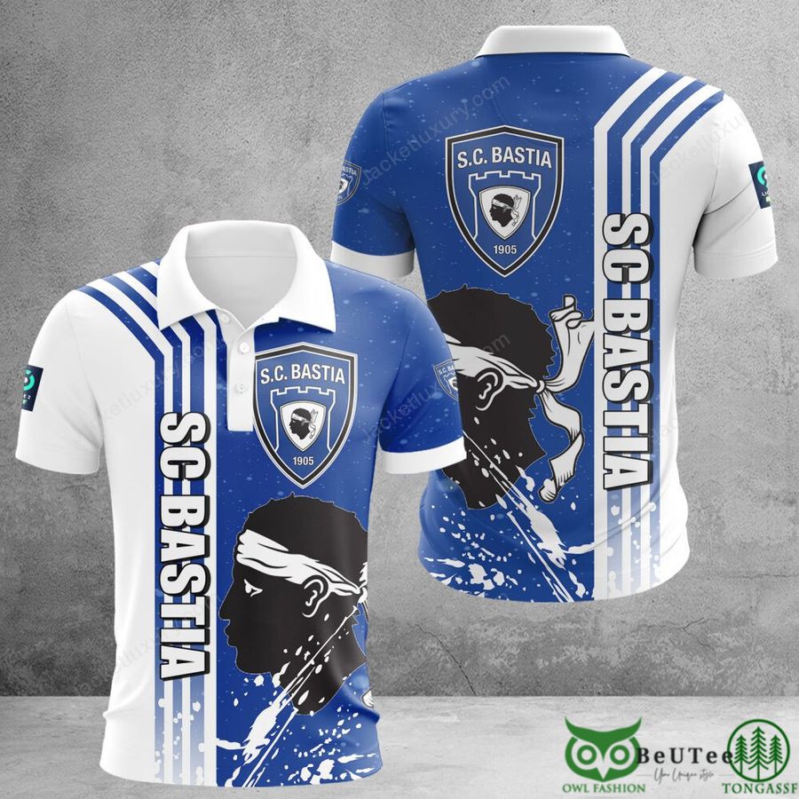 Sporting Club di Bastia Ligue 2 3D Printed Polo Tshirt Hoodie
