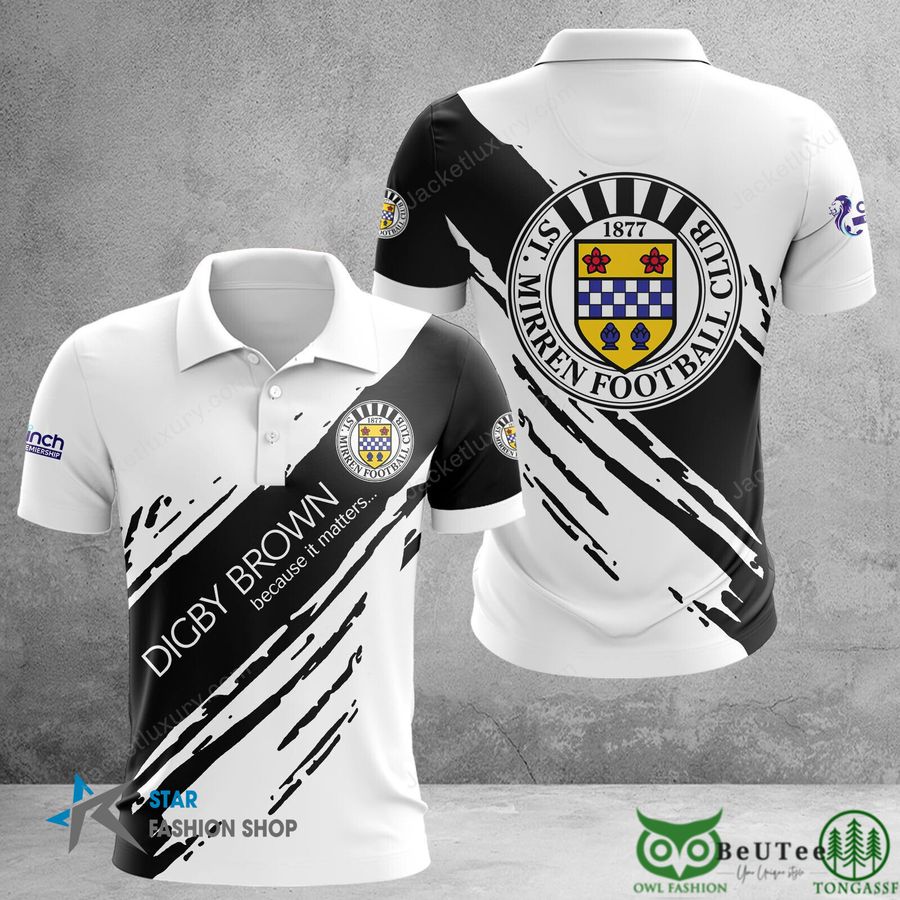 St Mirren F.C. Scottish Premiership 3D Printed Polo Tshirt Hoodie