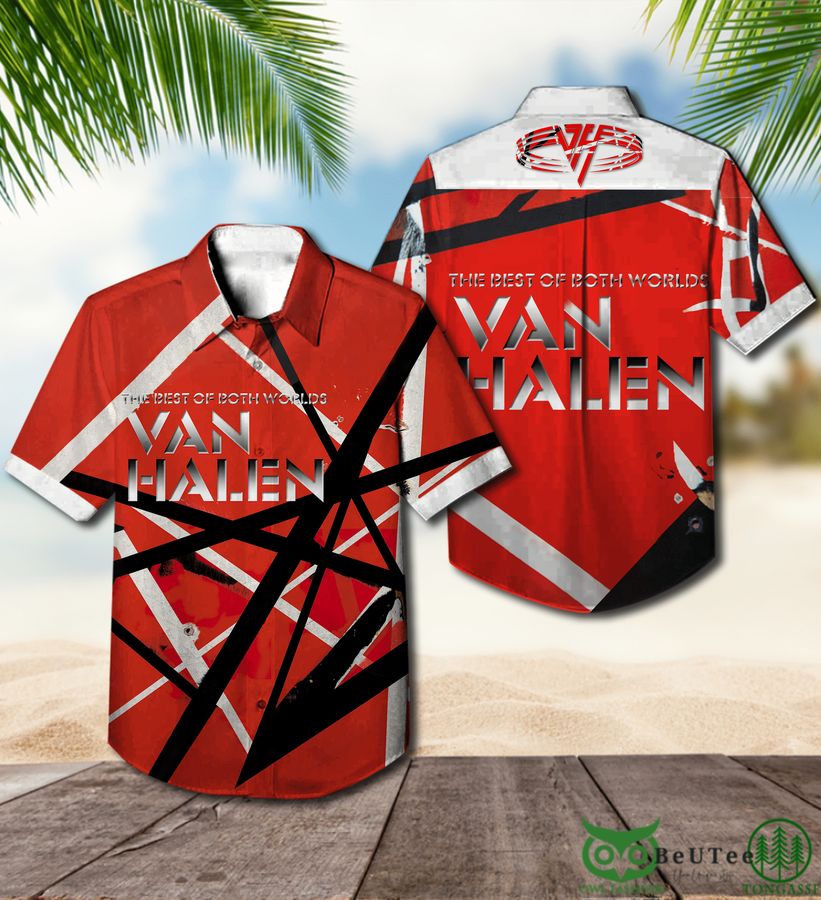VAN HALEN THE BEST OF BOTH WORLDS HAWAIIAN SHIRT