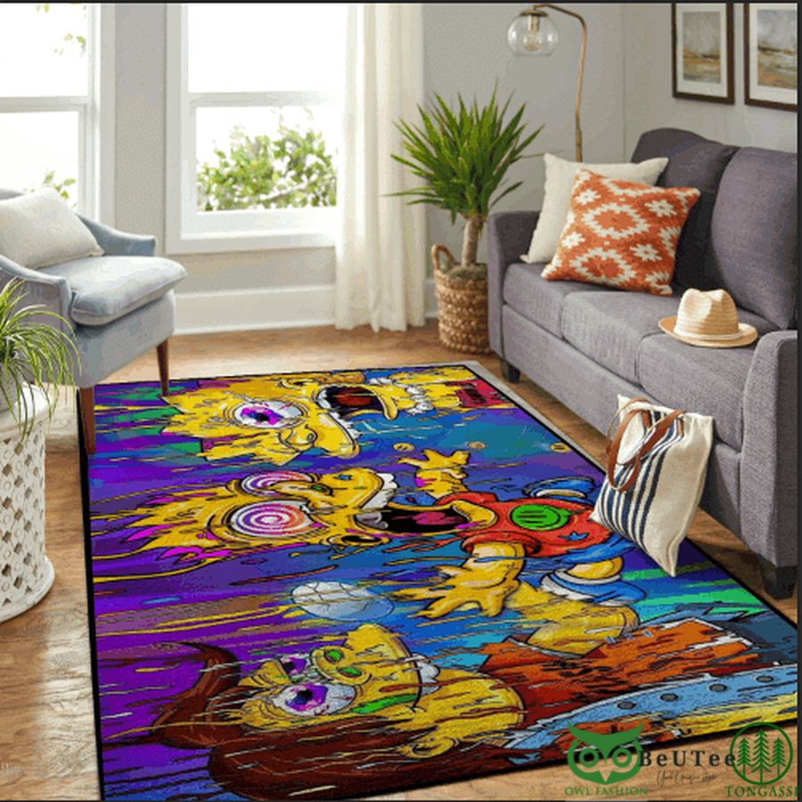 Limited Edition The Simpsons Family Carpet Rug