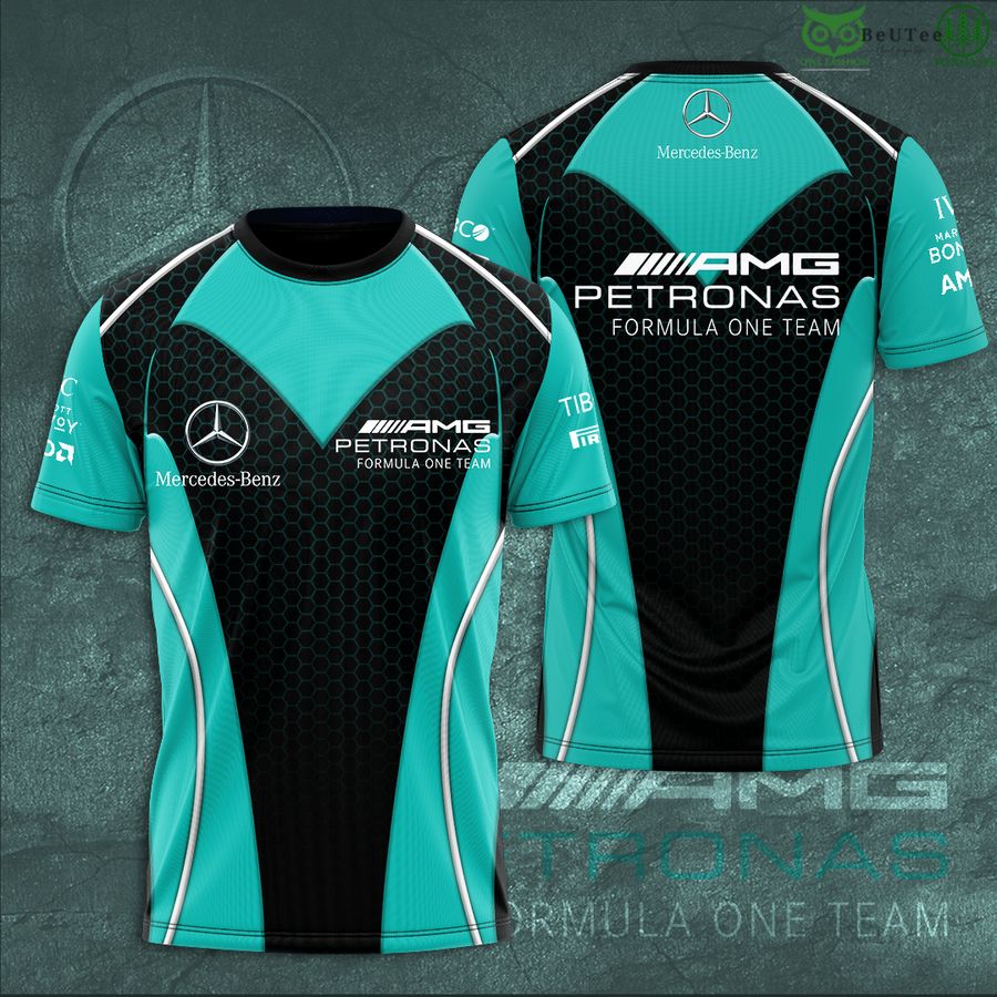 Mercedes Petronas racing formula one team 3D T-Shirt