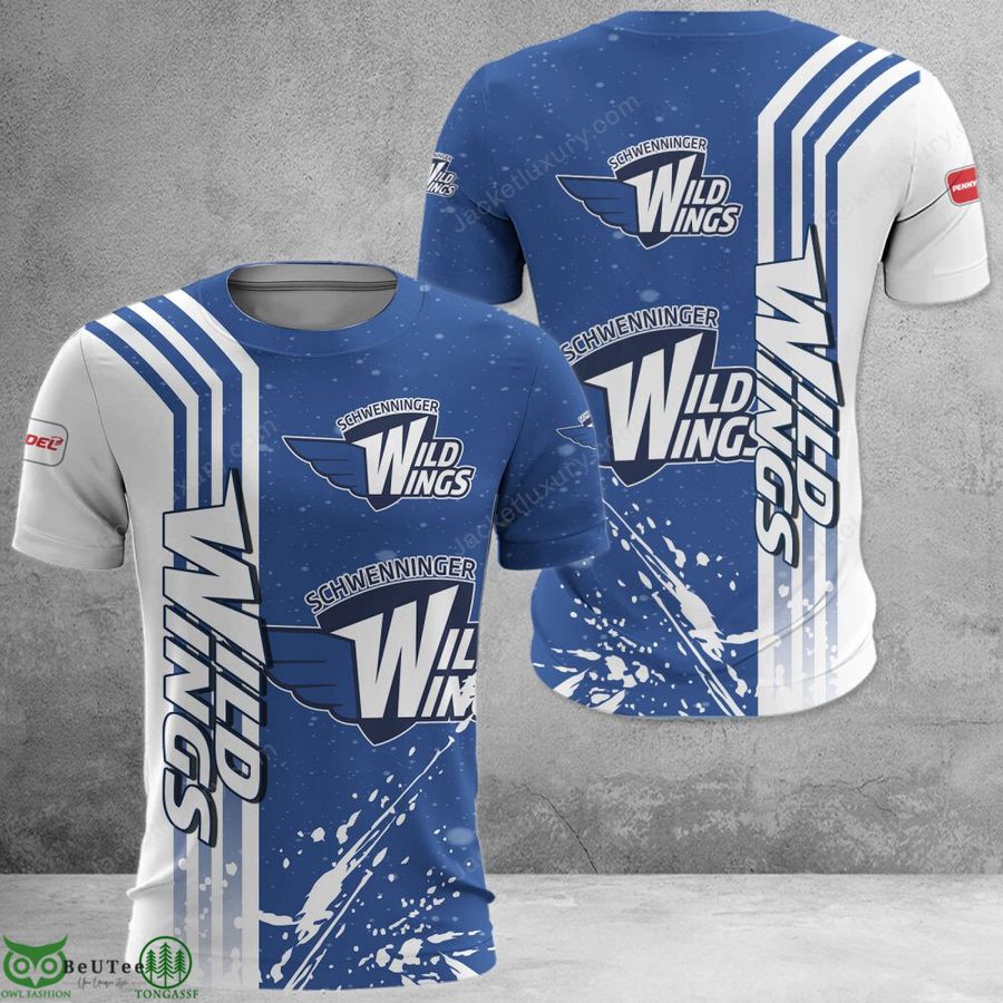 45 Schwenninger Wild Wings Champion Hockey league 3D Full printed Polo Hoodie T Shirt