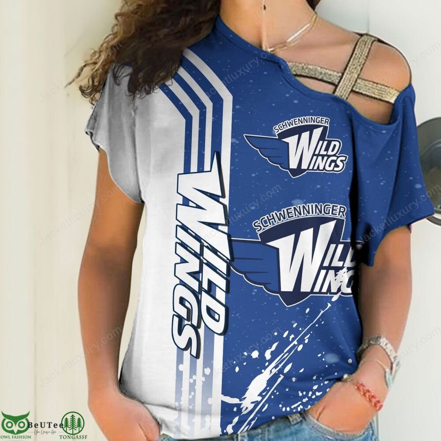 47 Schwenninger Wild Wings Champion Hockey league 3D Full printed Polo Hoodie T Shirt