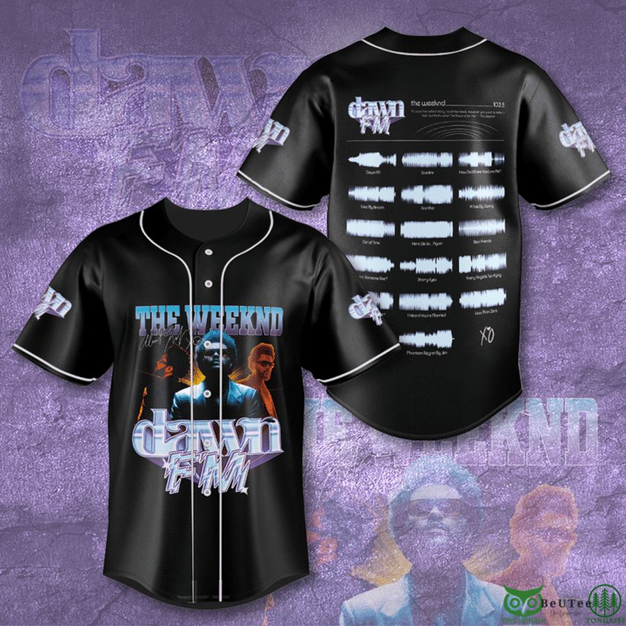The Weeknd Dawn FM Album Baseball Jersey Shirt