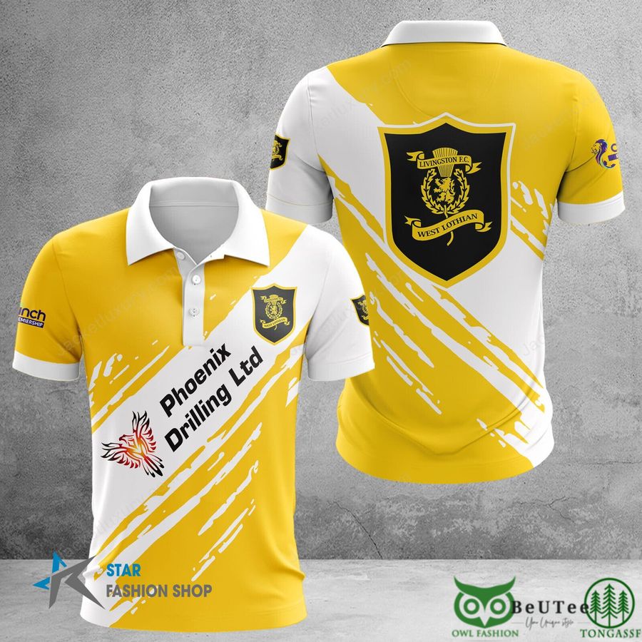 Livingston F.C. Scottish Premiership 3D Printed Polo Tshirt Hoodie