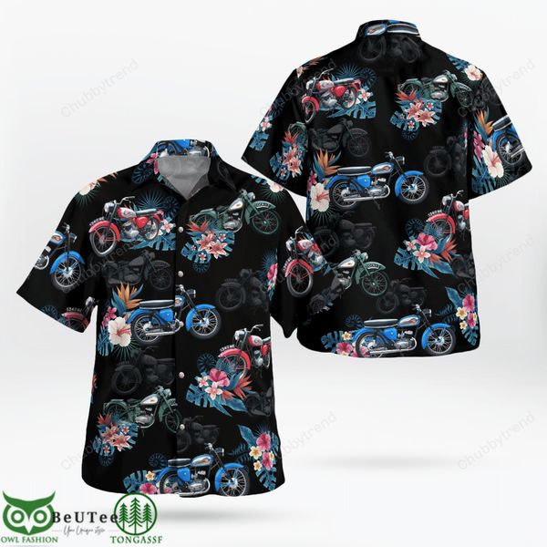 BSA BANTAM Classic Motorcycle Hawaiian Shirt