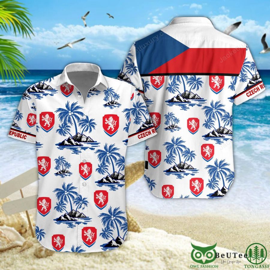 Czech Republic UEFA football team Hawaiian Shirt Shorts