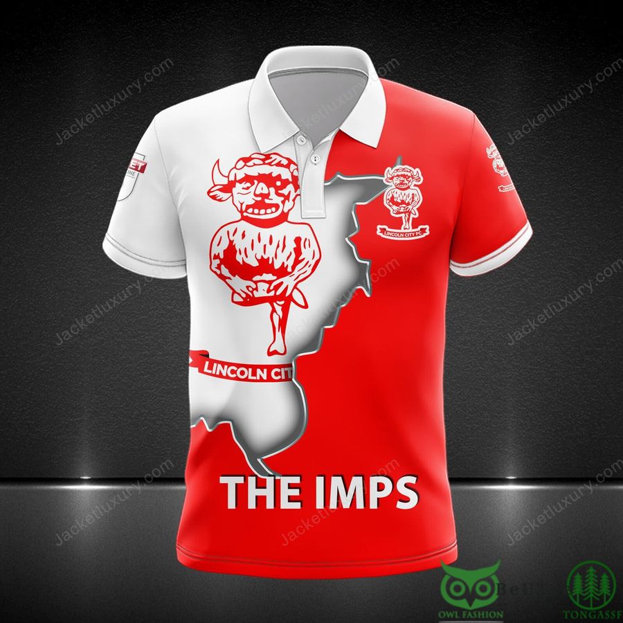 Lincoln City F.C The Imps EFL League One 3D Printed Polo Tshirt Hoodie