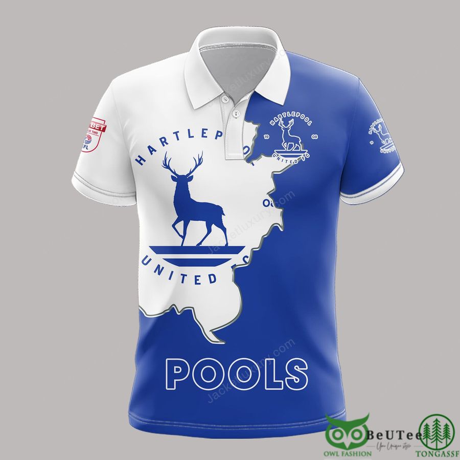 Hartlepool United EFL League Two 3D Printed Polo Tshirt Hoodie