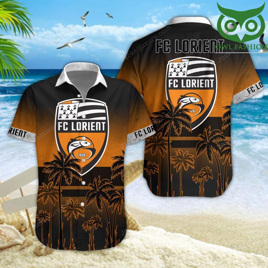 FC Lorient Champion Leagues aloha summer tropical Hawaiian shirt short ...