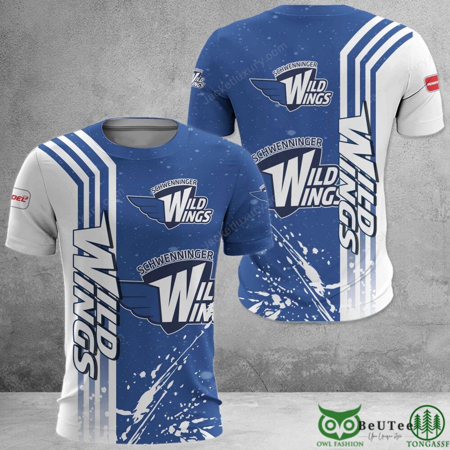 45 Schwenninger Wild Wings Deutsche Eishockey Liga 3D Printed Polo Tshirt Hoodie