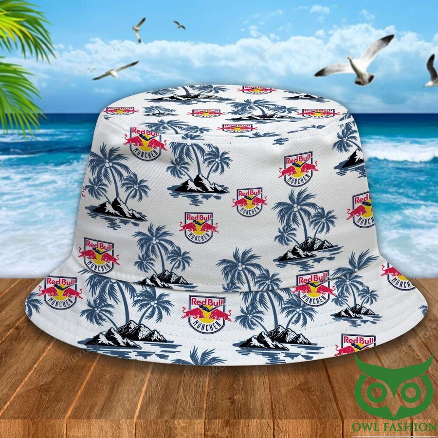 EHC Red Bull Munchen Blue Palm Tree Bucket Hat