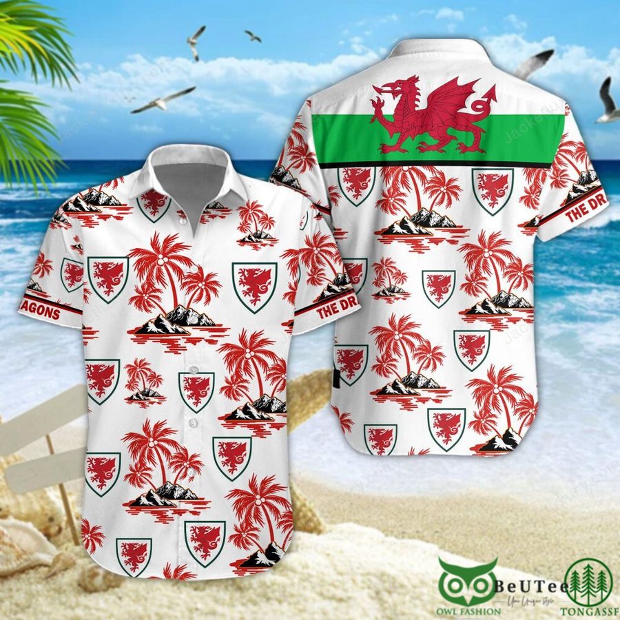 Wales UEFA Football team Hawaiian Shirt 