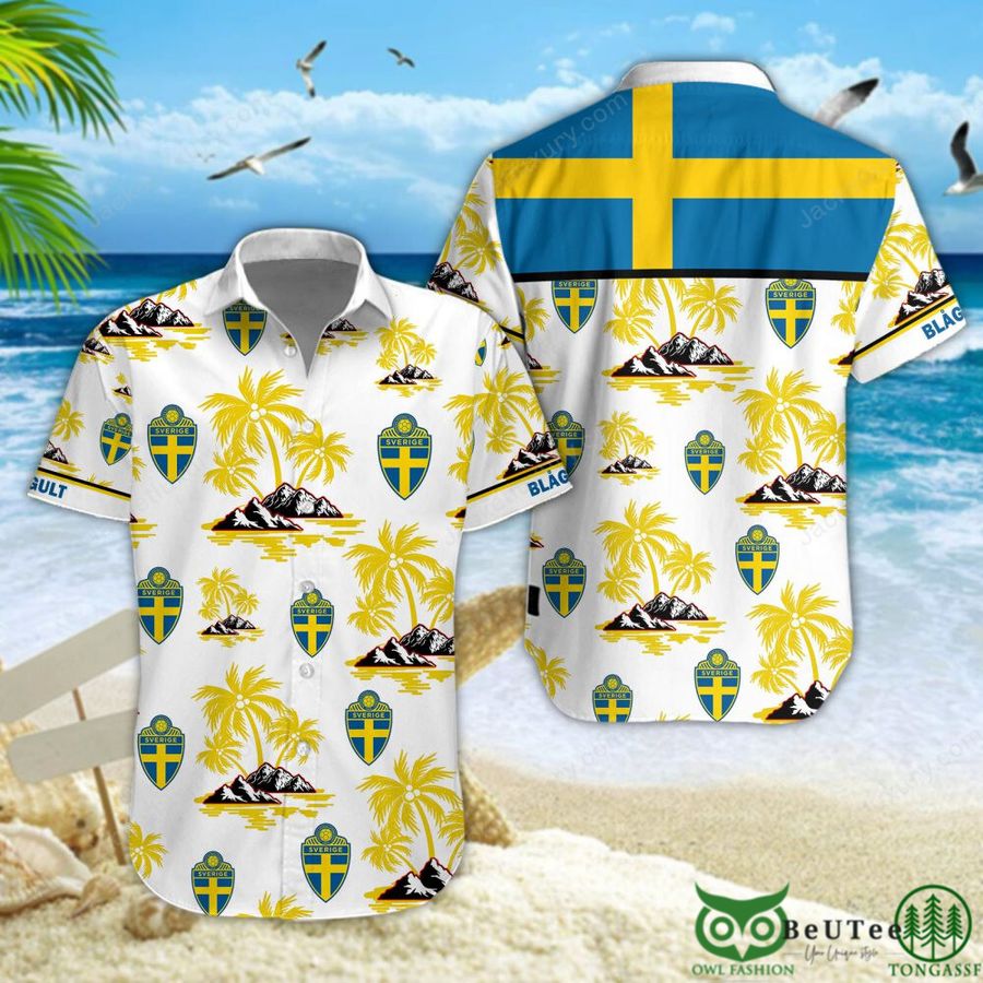 Sweden UEFA Football team Hawaiian Shirt 