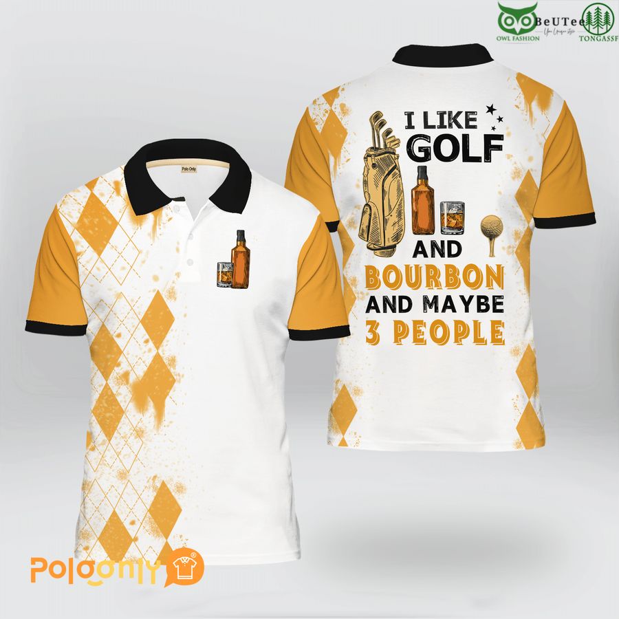 Golf and Bourbon Polo Shirt