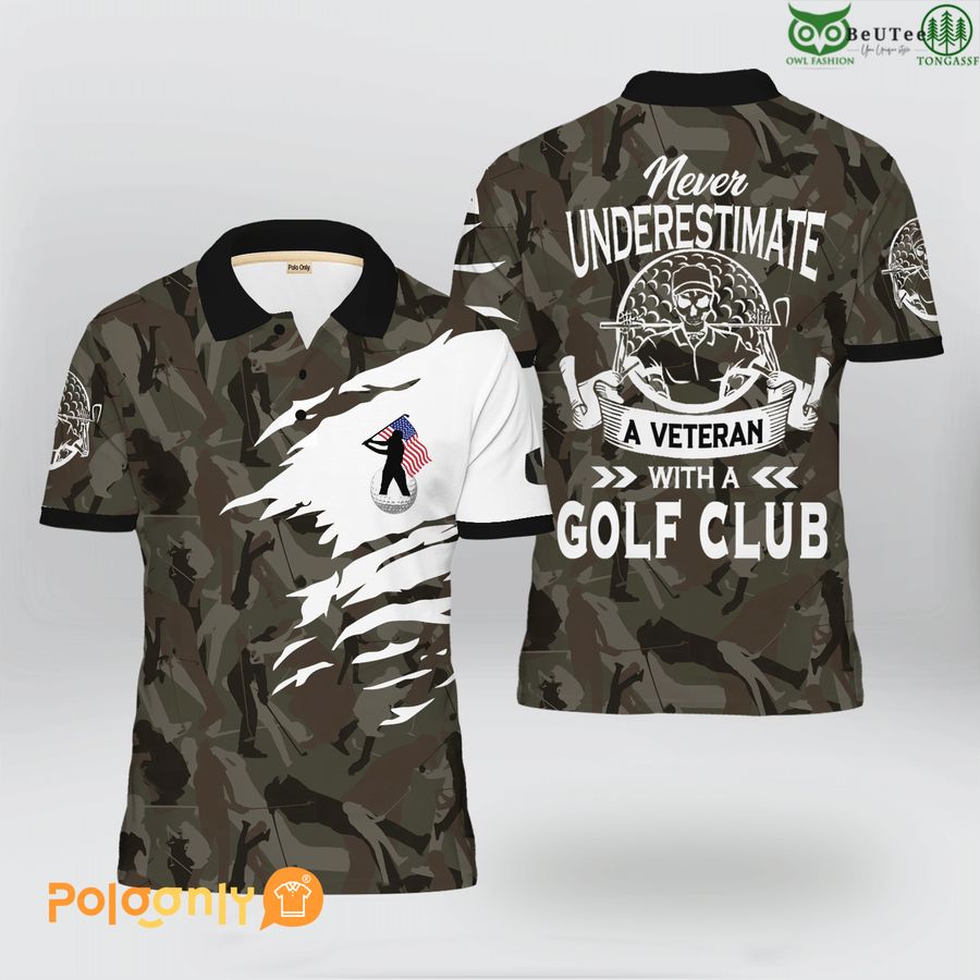 Golf Veteran Polo Shirt