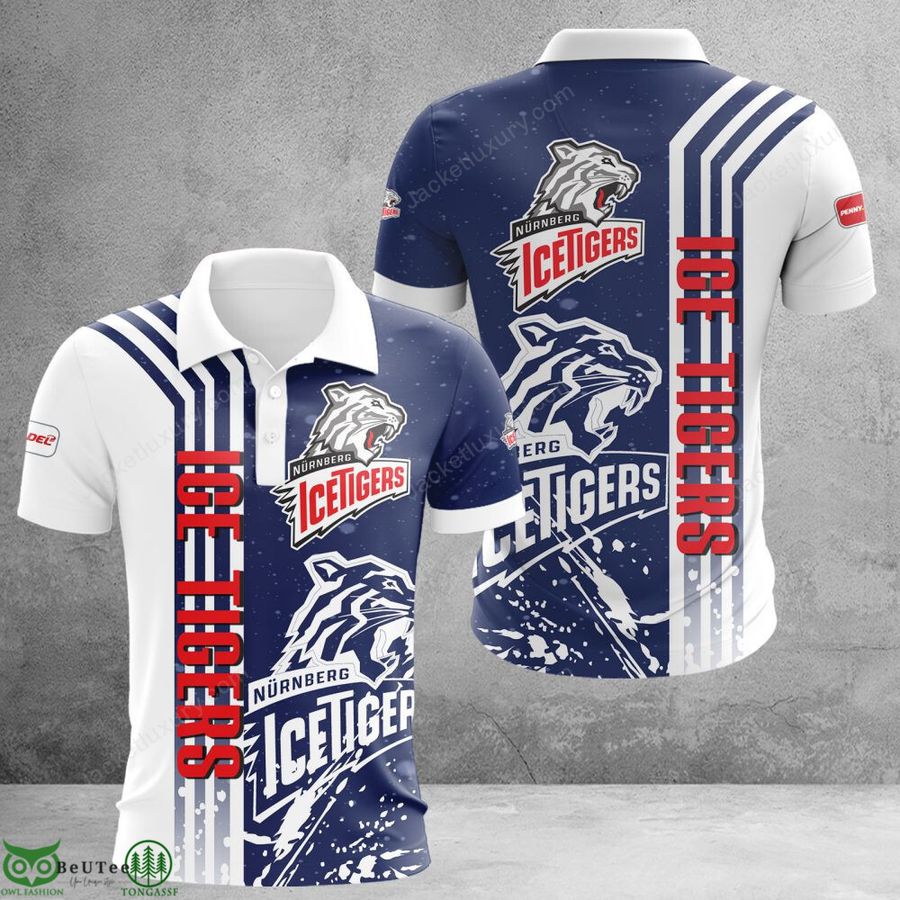 68 Nurnberg Ice Tigers Champion Hockey league 3D Full printed Polo Hoodie T Shirt