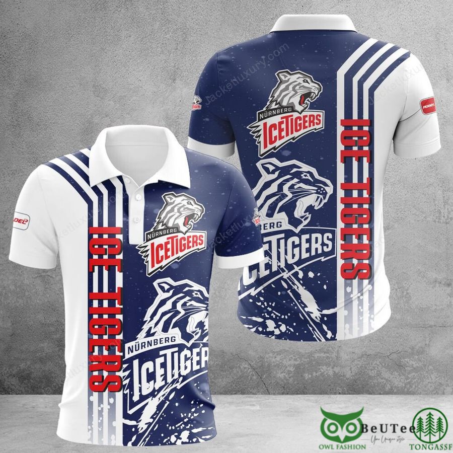 Nurnberg Ice Tigers Deutsche Eishockey Liga 3D Printed Polo Tshirt Hoodie